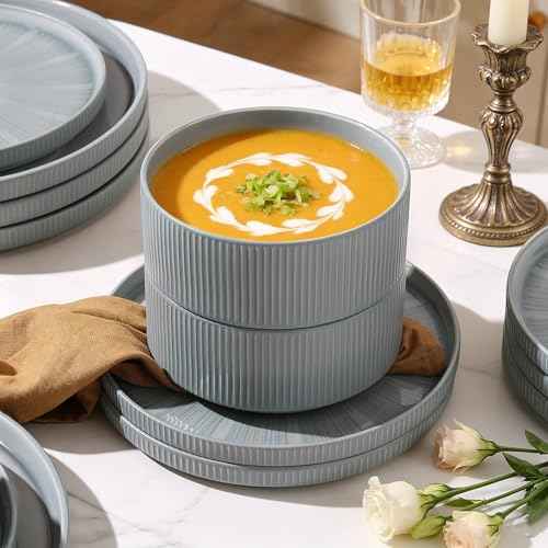 Stoneware Dinnerware Sets for 4 (12 Count)