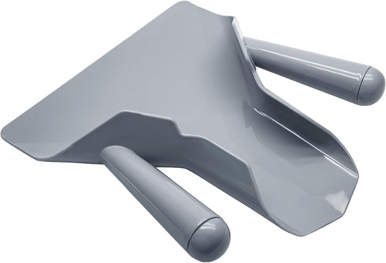 Polycarbonate French Fry Popcorn Scoop, Quick Fill Tool for Food Bags & Boxes, Multipurpose Utility Scooper for Bagger French Fries, Snacks, Desserts, Ice, Dry Goods(Dual Handle)