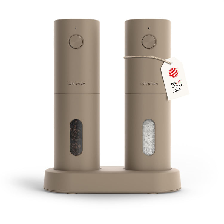 Electric Salt and Pepper Grinder Set