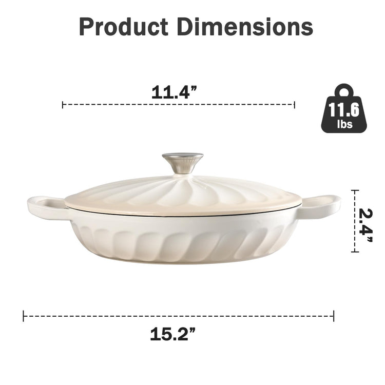 Enameled Cast Iron Dutch Oven