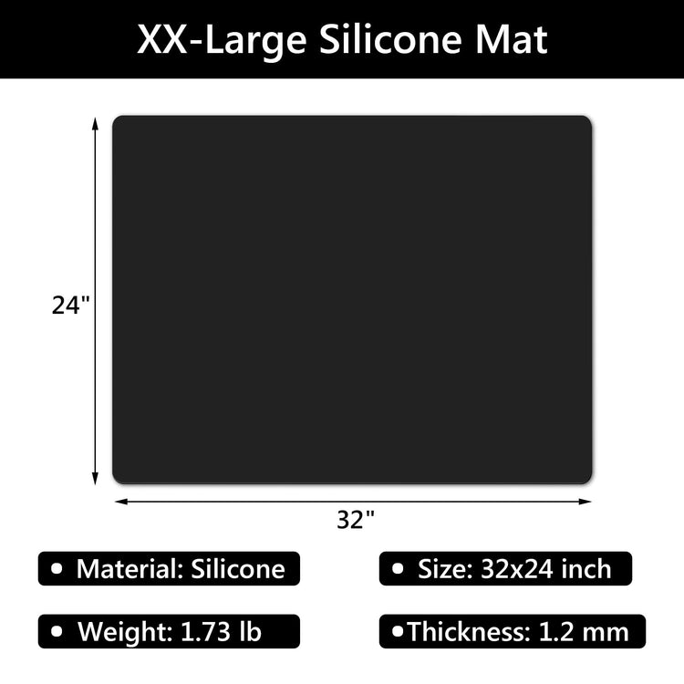 2 Pack Silicone Mats for Countertop (2 Count)