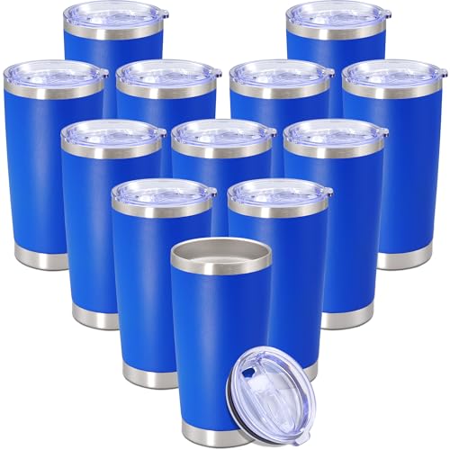 20 oz Tumbler Insulated Tumblers Stainless Steel Coffee Mug (Dark Blue)