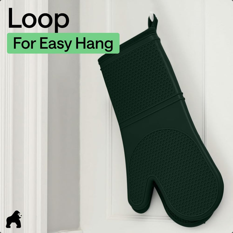 BPA Free Soft Silicone Oven Mitts (2 Count)