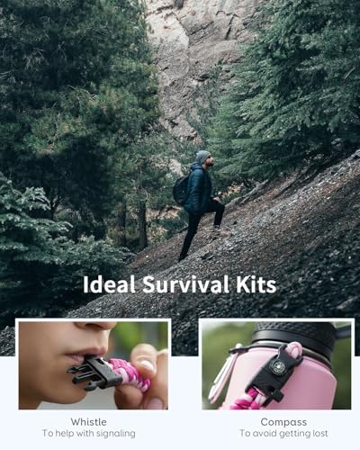 32 oz Water Bottle Insulated Fits in Any Car Cup Holder with 2 Lids (32 Ounces / Gradient Pink)