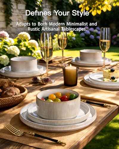 Stoneware Dinnerware Set for 4 (12 Count)