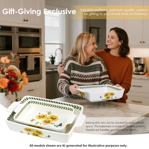 Ceramic Casserole Dish Set