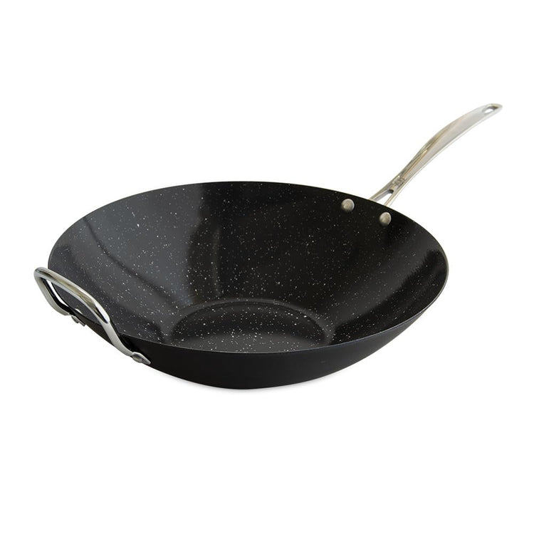 Basalt Aluminized Steel Spun Wok