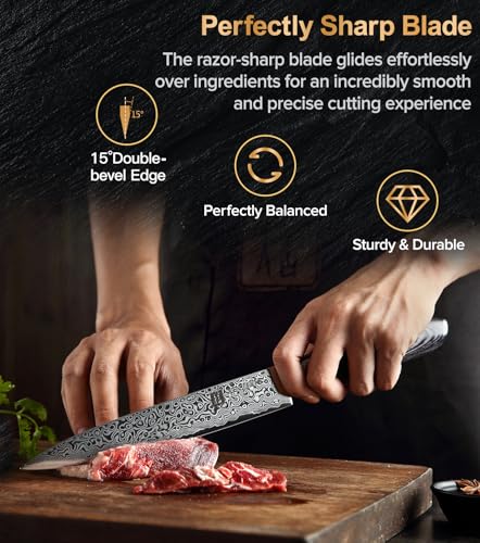 Kitchen Knife Block Set (7 Count)