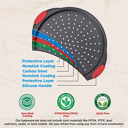 13 Inch Nonstick Pizza Tray Set of 20 Pcs