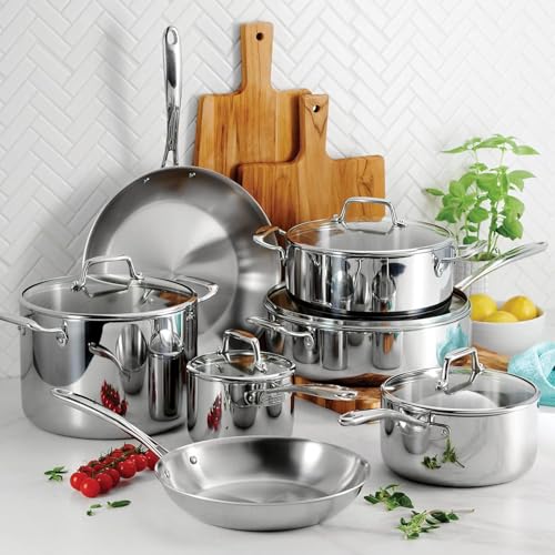 Tri ply Clad Stainless Steel 12