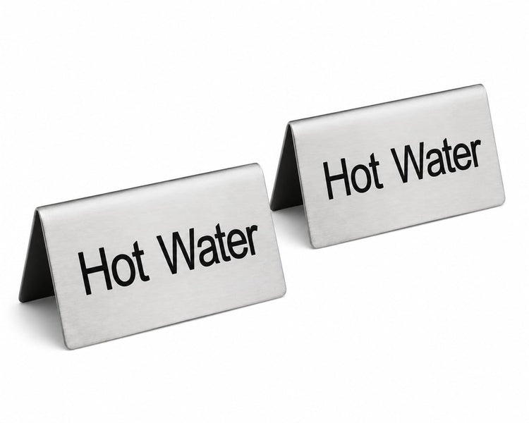Stainless Steel Table Tent Sign (2 Count)