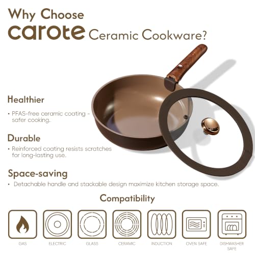 25pcs Ceramic Cookware Set