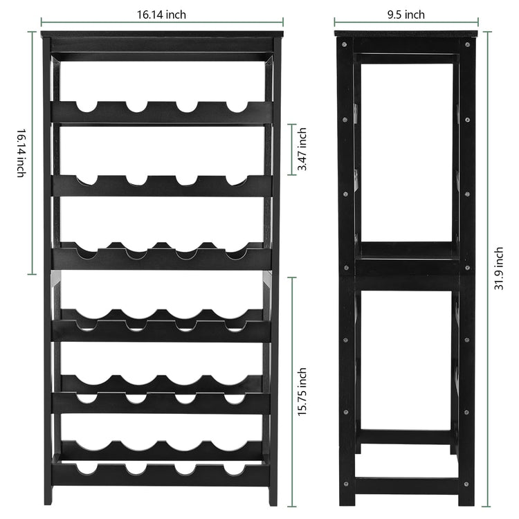 Wine Rack 24 Botttle Freestanding Floor (24 Count)