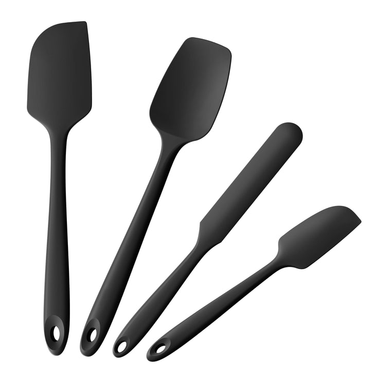 600°F Heat Resistant Silicone Spatula Scrapers (4 Count)