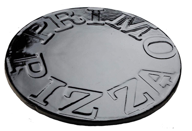 340 Porcelain Glazed Pizza Baking Stone for Primo Oval Junior Grill