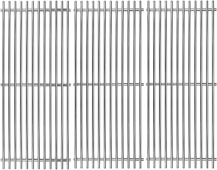SF301C (3-Pack) 18 3/4" Stainless Steel Cooking Grid for Master Forge B10LG25 Members Mark B09SMG1-3F, B09SMG-3, BQ05046-6, BQ05046-6A, BQ06042-1 Grill BBQ Tek GSC3219TA, GSC3219TN,