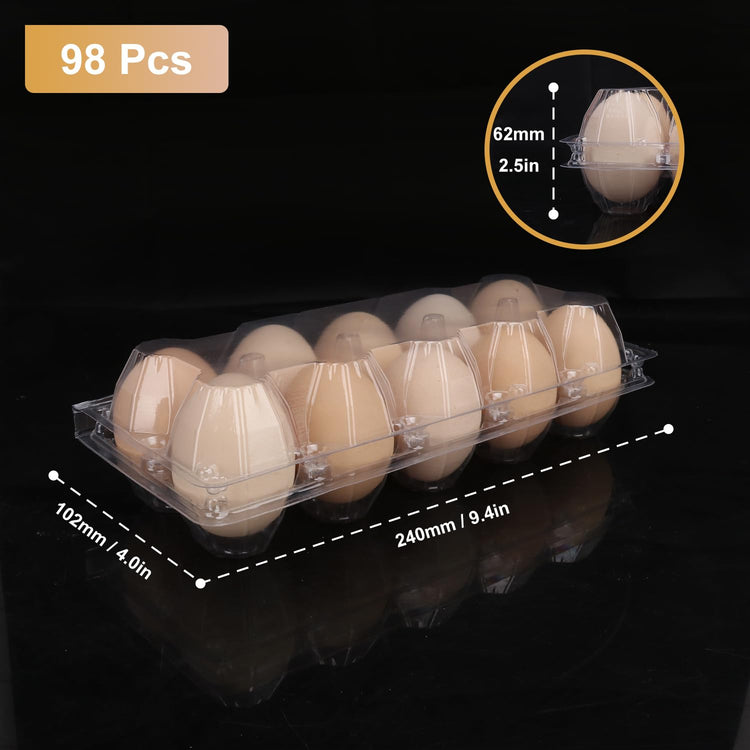 98 Pack Bulk Egg Cartons (98 Count)