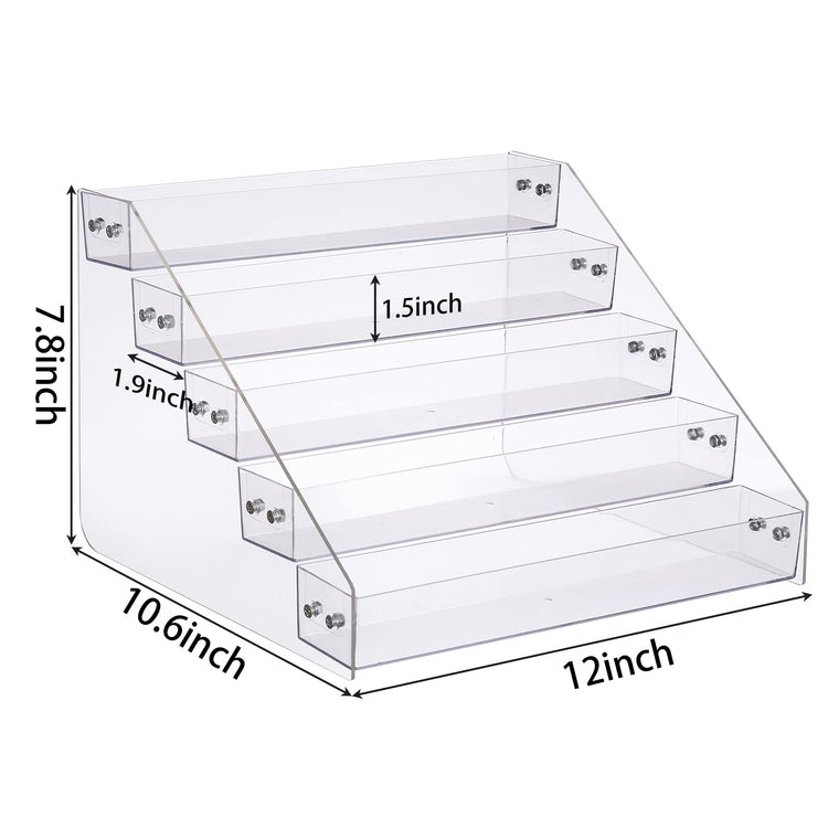 Tiered Spice Rack Acrylic