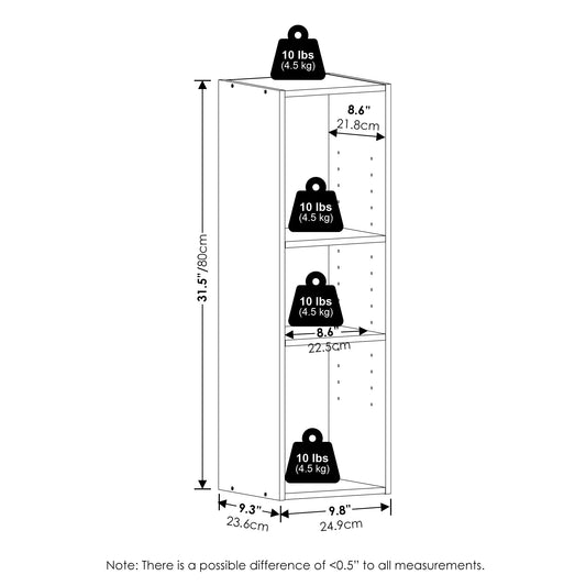 Reed 3 Tier Closet Organizers and Storage