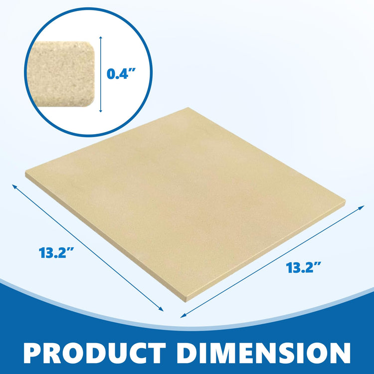 Cordierite Pizza Stone for Ooni Koda & Fyra 12 Pizza Oven Replacement Stone