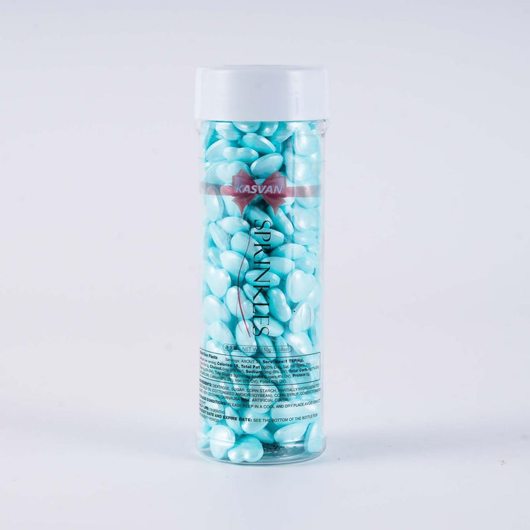Blue Heart Shapes Sprinkles (4.58 Ounce)