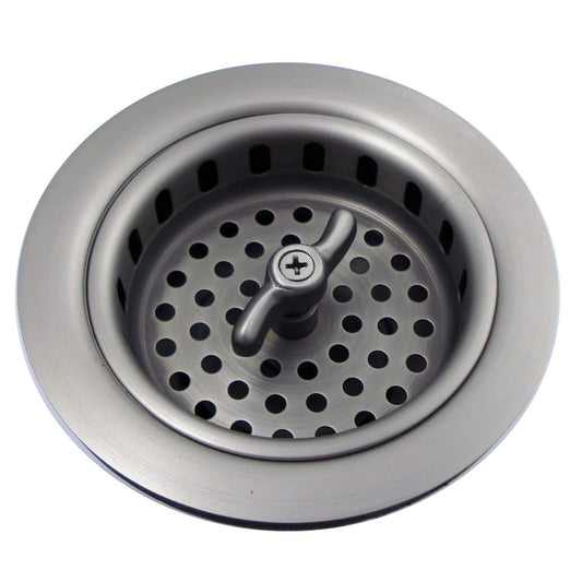 3.5" Sink Drain Assembly with Twist Lock Basket Strainer