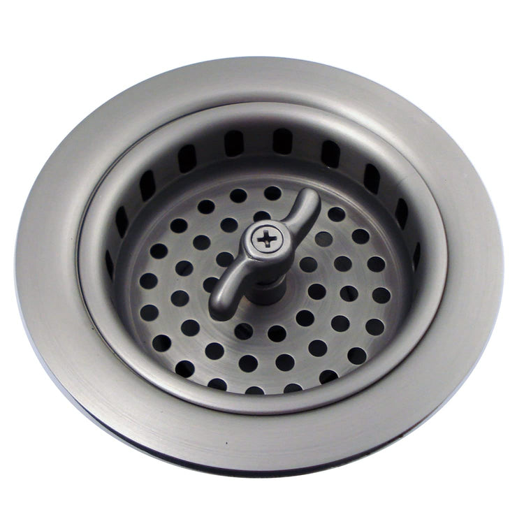 3.5" Sink Drain Assembly with Twist Lock Basket Strainer