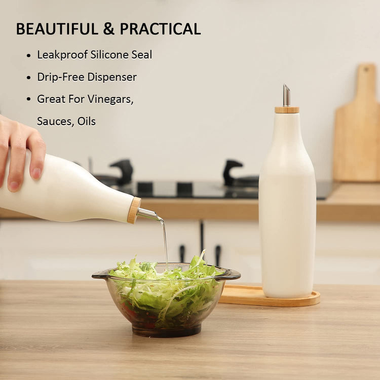Ceramic Olive Oil Dispenser for Kitchen