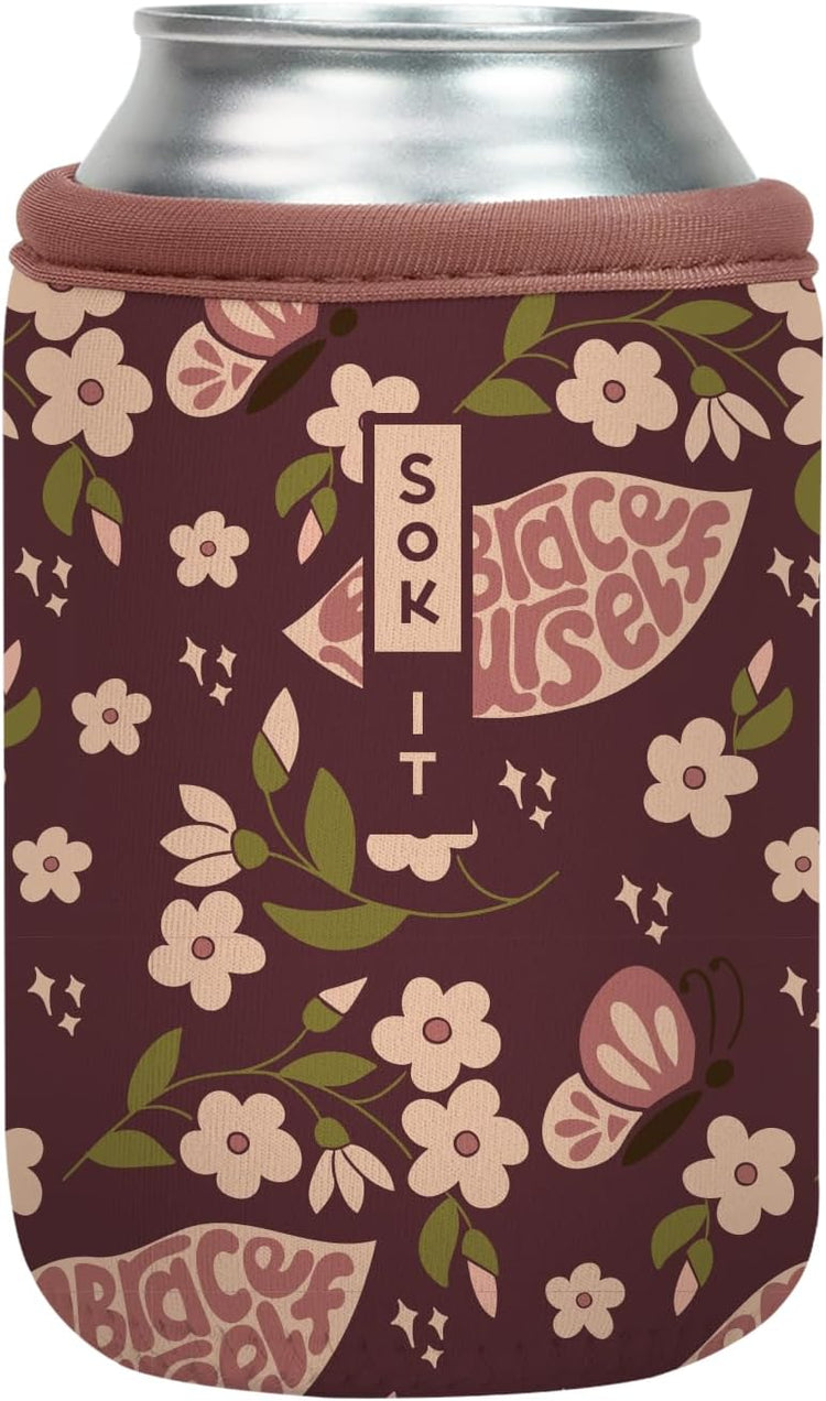 Sok It CanSok Sleeve for Beer & Soda Insulated Neoprene Cover (Self Love, 12oz Can Sleeve)