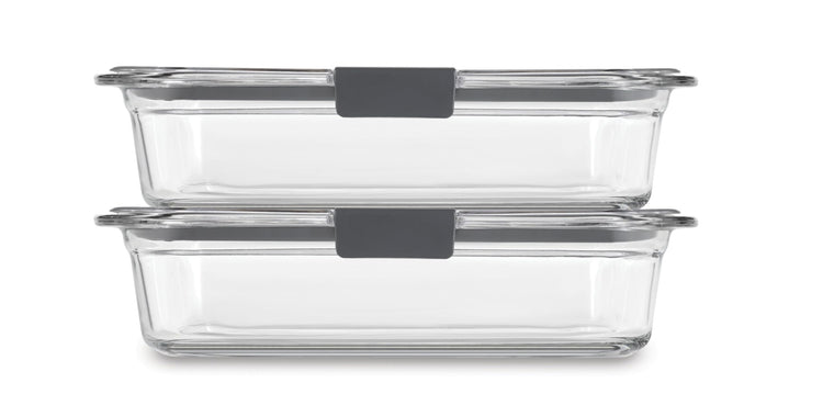 Brilliance Glass Food Storage Containers (2 Count)