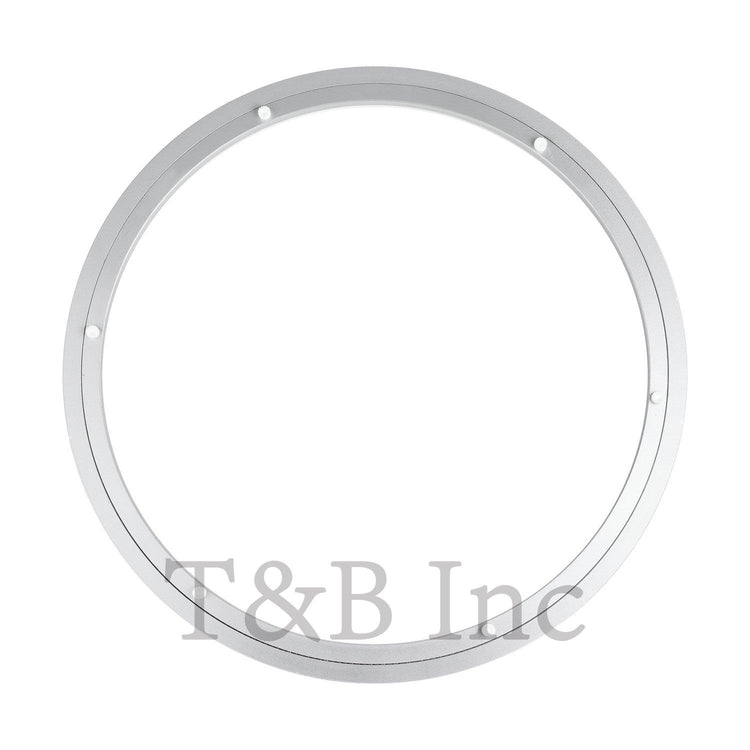 TamBee 18 Inch Lazy Susan Hardware Kit - Heavy Duty Aluminum Turntable Bearing with Metal Rotating Ring Mechanism Lazy Susan Parts for Puzzle Boards, DIY Projects (Base Only)