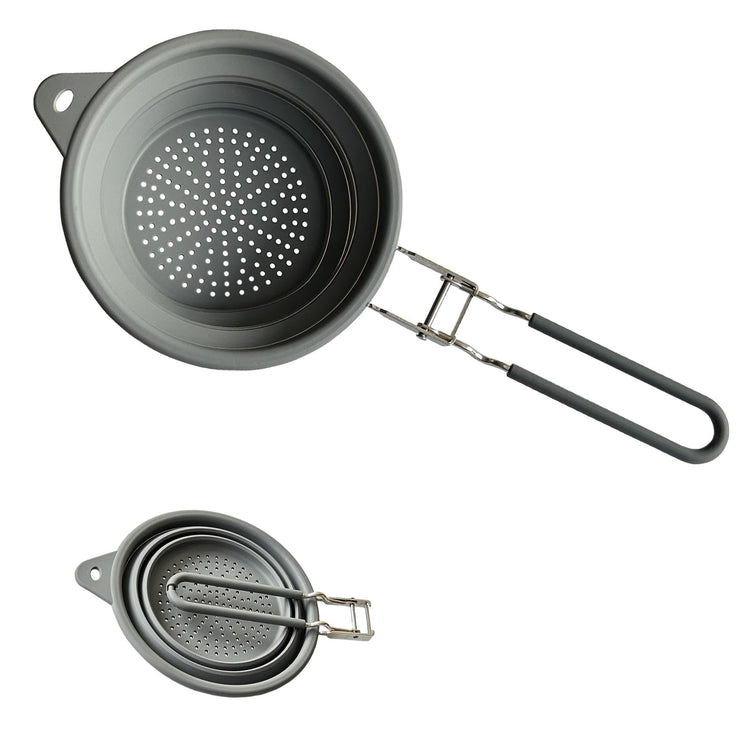 Silicone Collapsible Colander with Handle