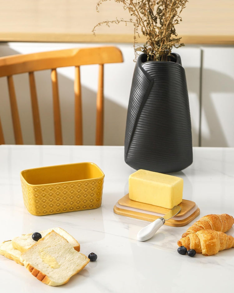 Ceramic Butter Dish with Lid