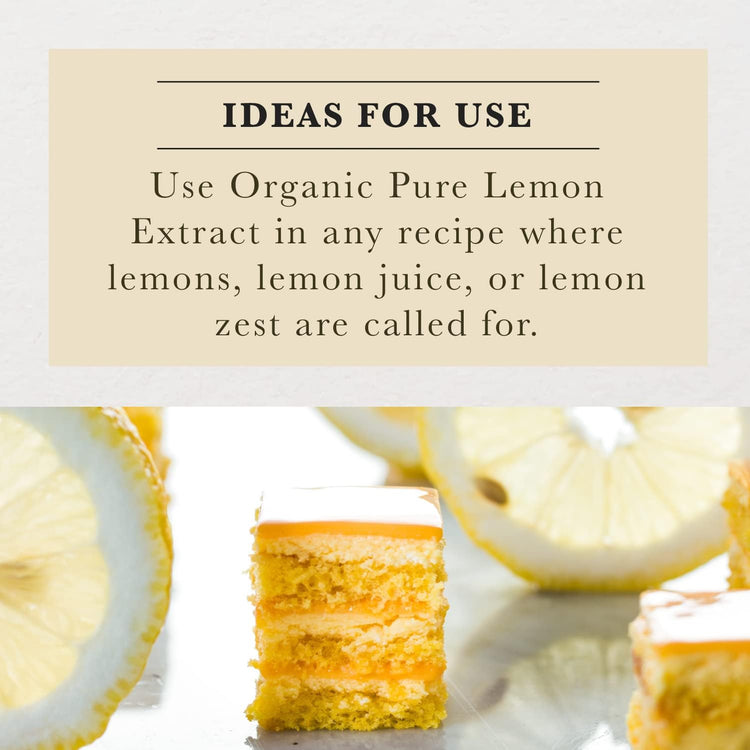 Pure Lemon Extract for Baking & Cooking (32 Fl Oz)