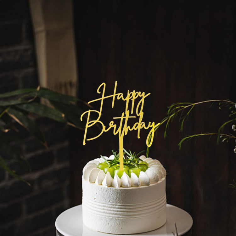 Happy Birthday Cake Topper