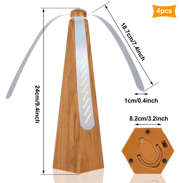 Portable Fly Fans for Tables to Keep Your Food (4 Count)
