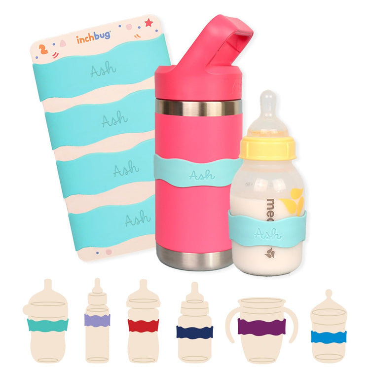 Orbit Labels Silicone Bottle Bands (4 Count)