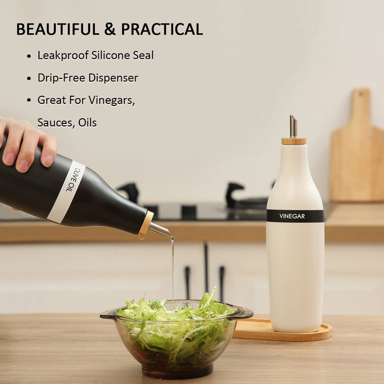 Olive Oil and Vinegar Dispenser Set (2 Count)