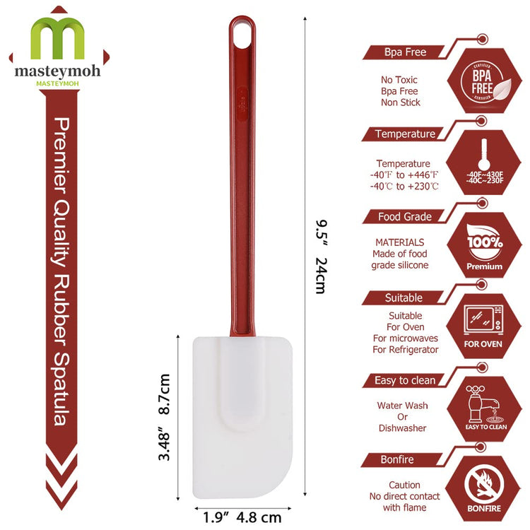 Flexible Rubber Spatulas (2 Count)