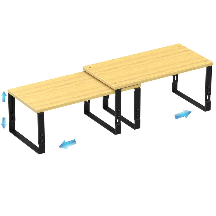 Expandable Kitchen Cabinet Organizer Shelves