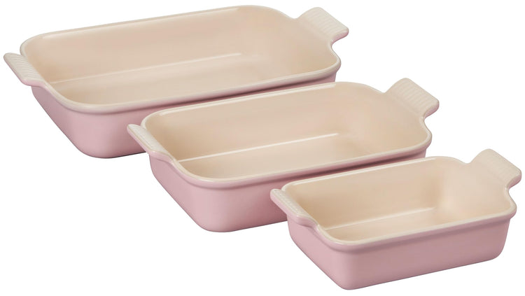 Stoneware Heritage Rectangular Baking Dish (3 Count)