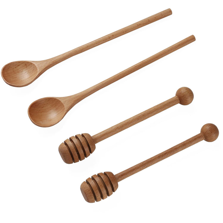 2pcs 6inch Honey Dipper Stick (4 Count)