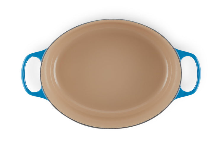 Enameled Cast Iron Oval Dutch Oven