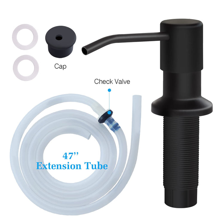 Soap Dispenser for Kitchen Sink and Extension Tube Kit