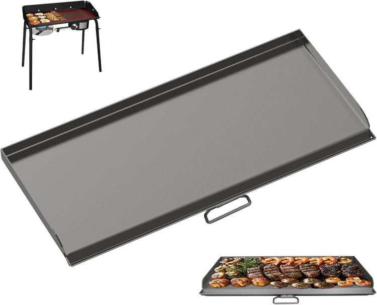 Flat Top Griddle for Camp Chef 2 Burner Stove EX60P EX60LW TB90 GB90D SPG90B TB90LWG StoveTop Parts for 16" & 14" Cooking Systems, 14" x 32" Camp Stove Griddle for Camp Chef Accessories, 1PC - Nestoria