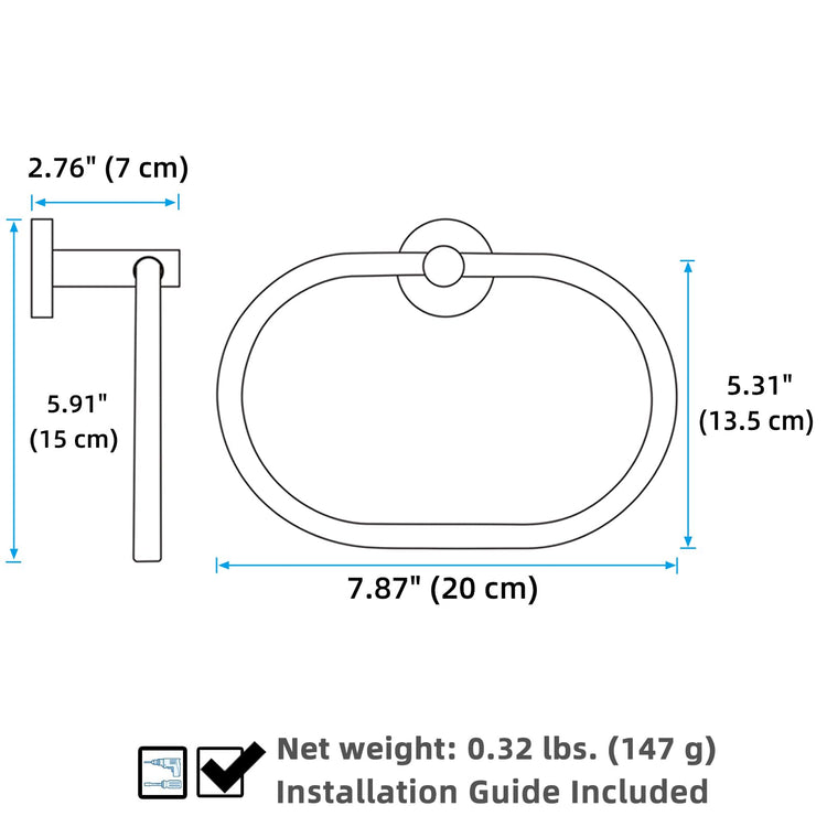 Hand Towel Ring for Bathroom