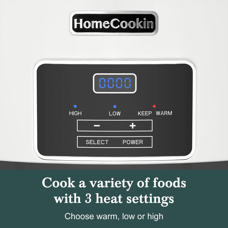 6 Quart Programmable Slow Cooker with Timer