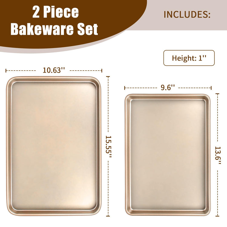 Baking Sheet Pan Set of 2