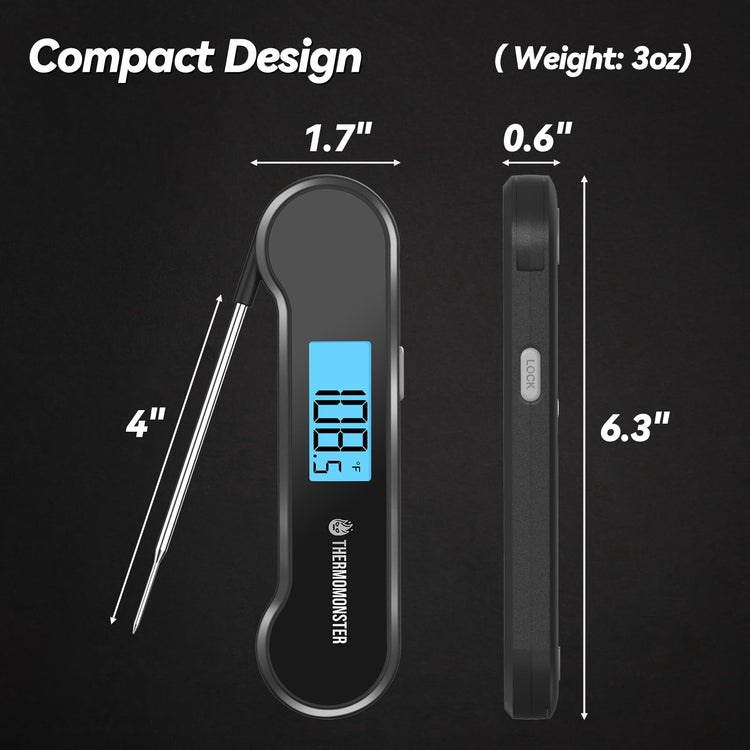0.5 Sec Instant Read Meat Thermometer Digital for Cooking