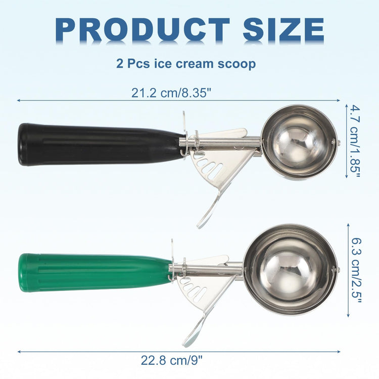 2 Pcs Cookie Scoops